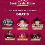 Esta es la cartelera de las Fiestas de Mayo de Colima