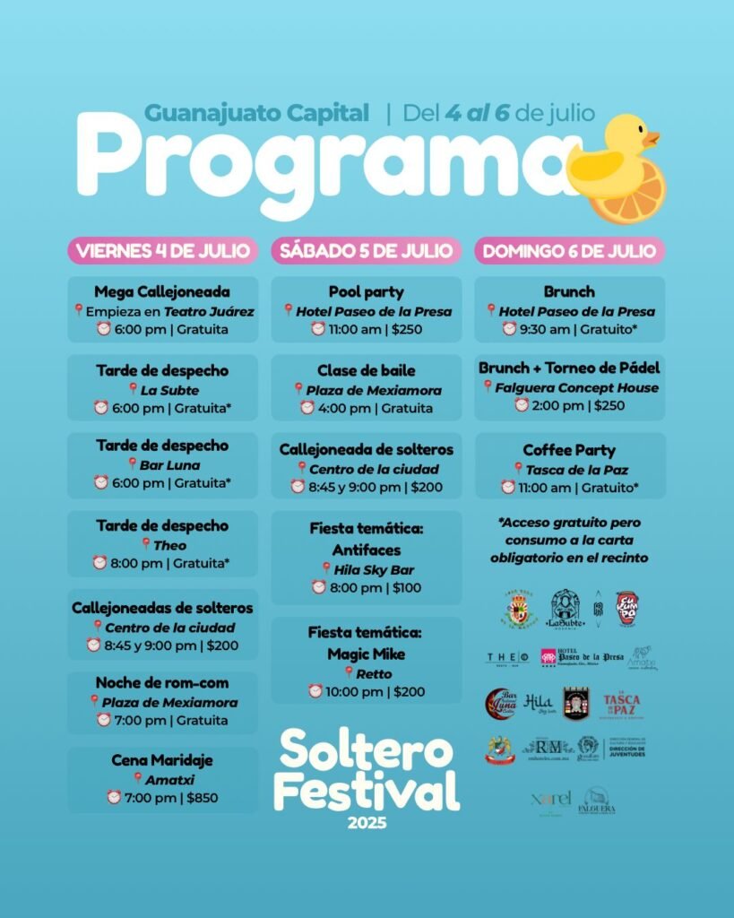 Soltero Fest en Guanajuato: amor, fiesta y soltería